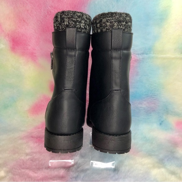 CHILDREN ANKLE BOOT (POET28K) BLACK PU - Picture 5 of 11